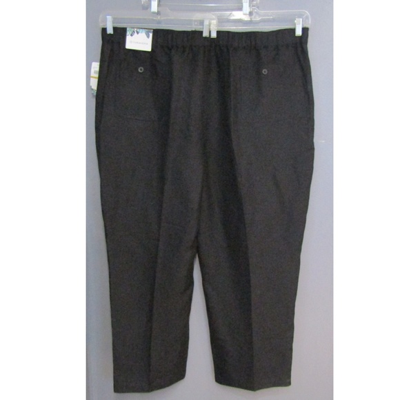 NEW Cubavera Linen Blend Black Pants Size 4XB - Picture 5 of 8